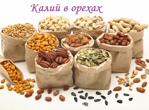 Продукти багаті калієм. Список більш ніж з 50 натуральних продуктів