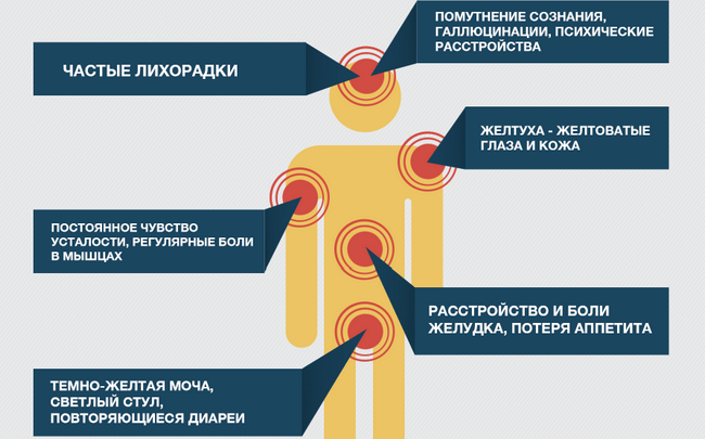 Симптоми та ознаки гепатиту «С» у чоловіків